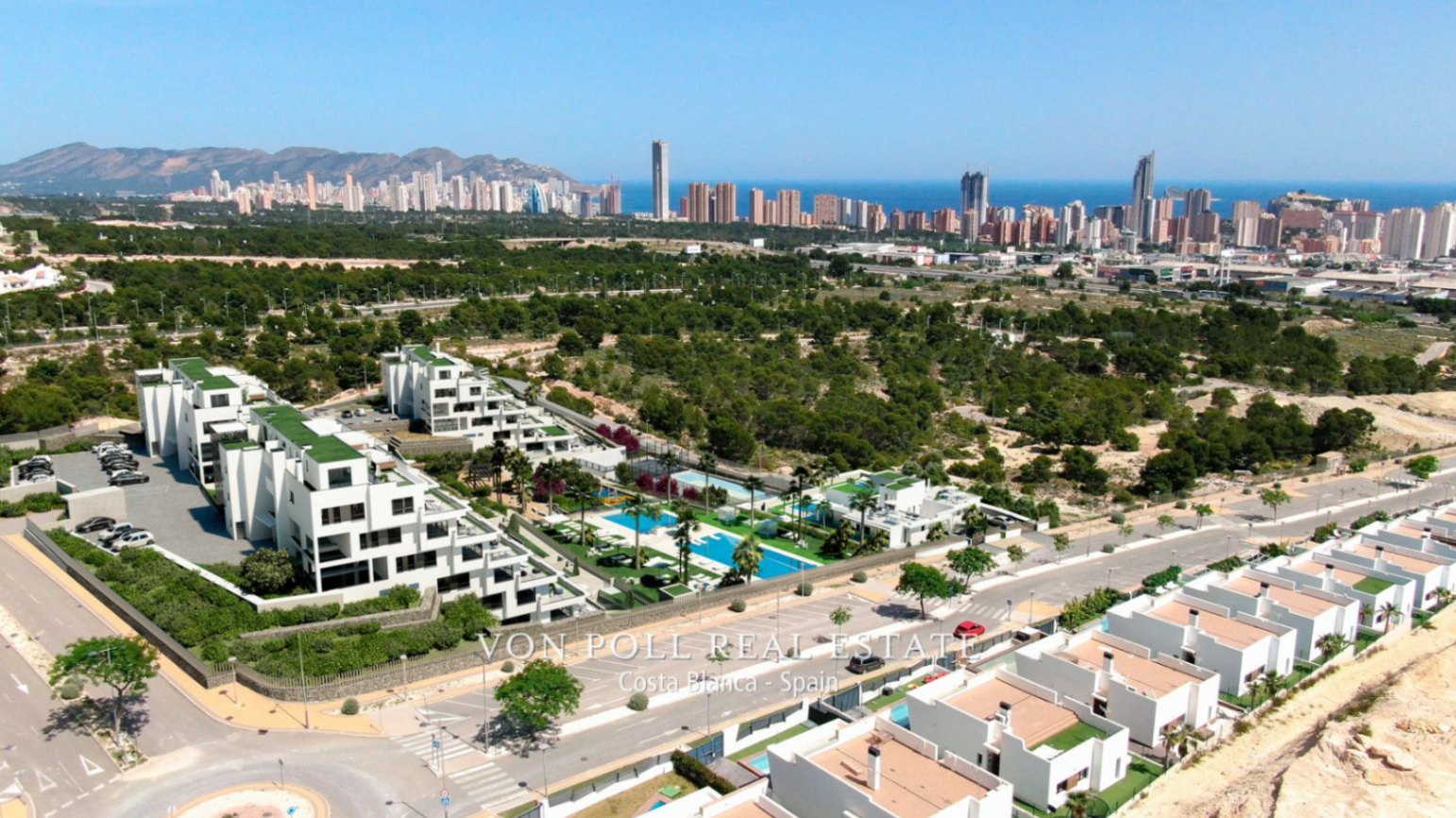 Neubauwohnung mit Meerblick in Finestrat, Alicante
