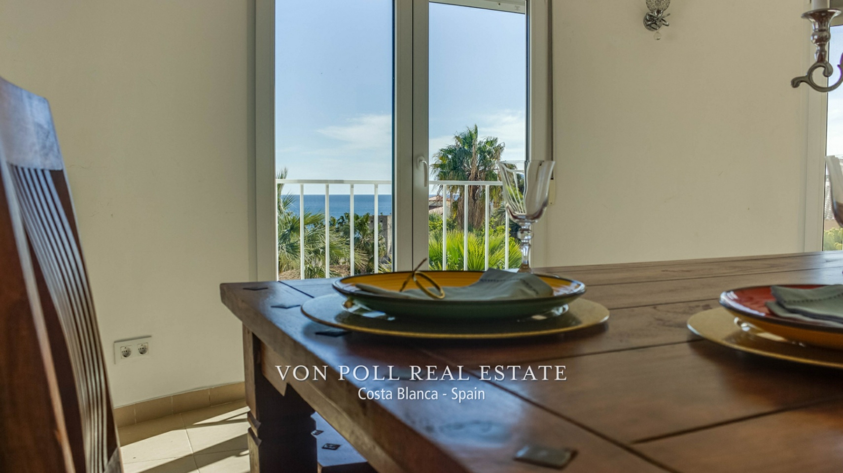 Mediterranean 2 family villa with sea views in Calpe