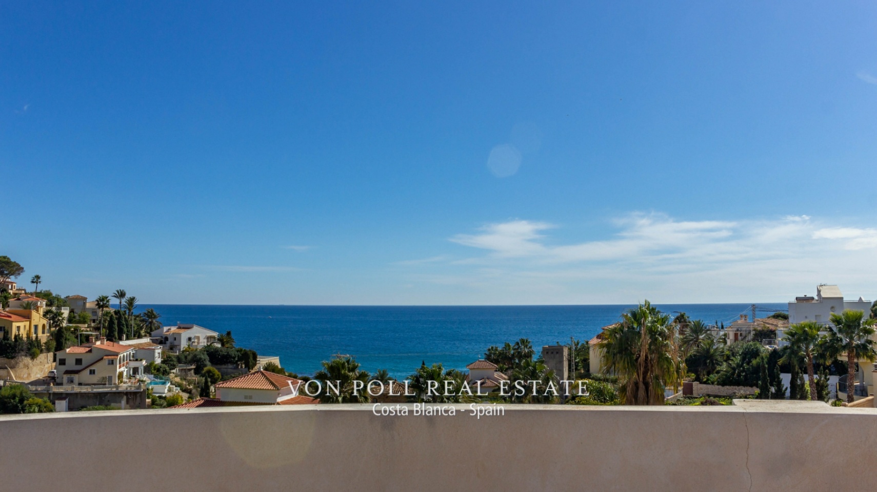 Mediterranean 2 family villa with sea views in Calpe