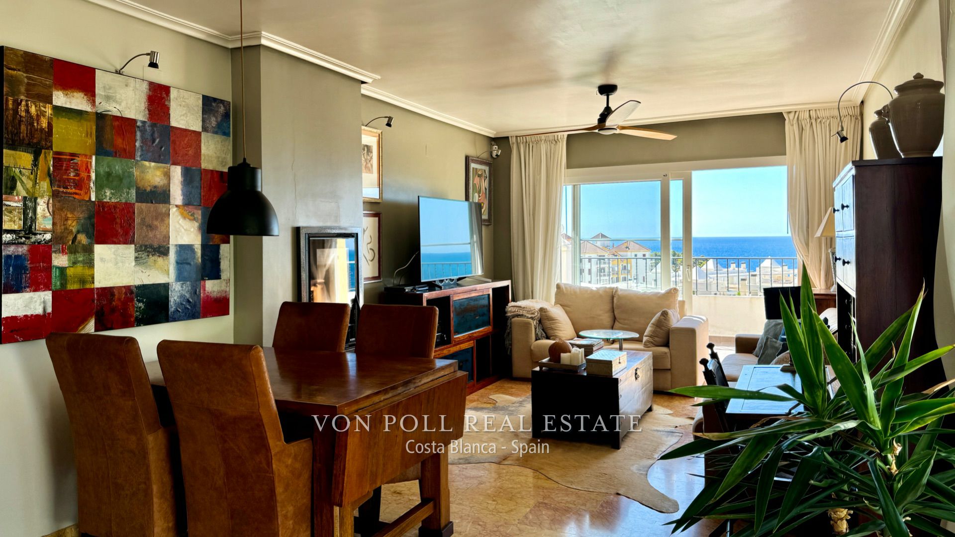 Spacious seaview Penthouse in Altea